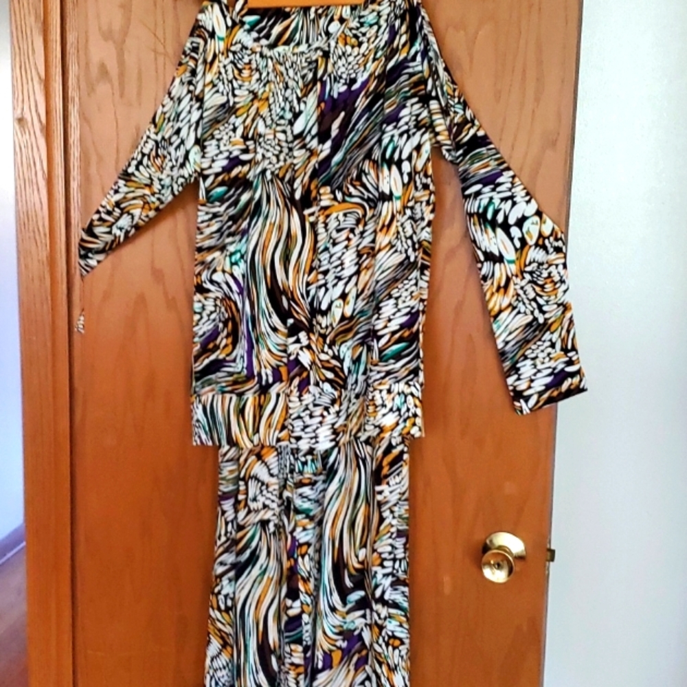 2pc palazzo pant suit